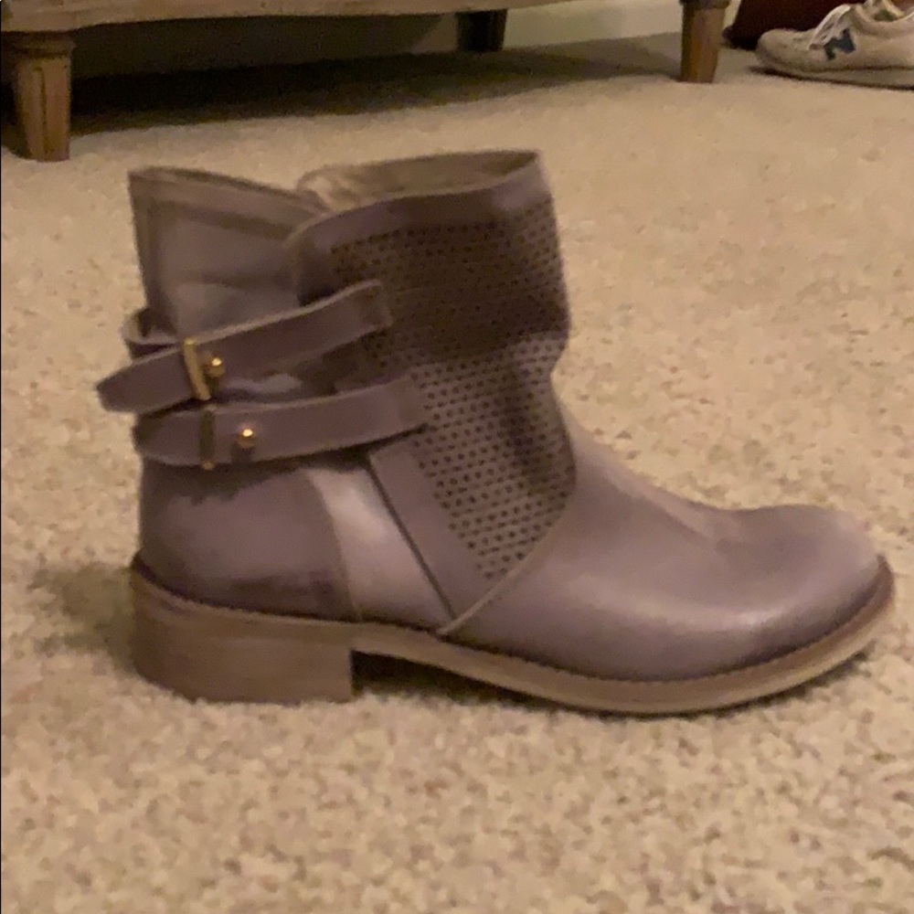 Grey booties